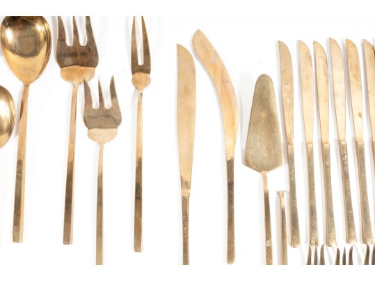 Specialty Brass Flatware Set