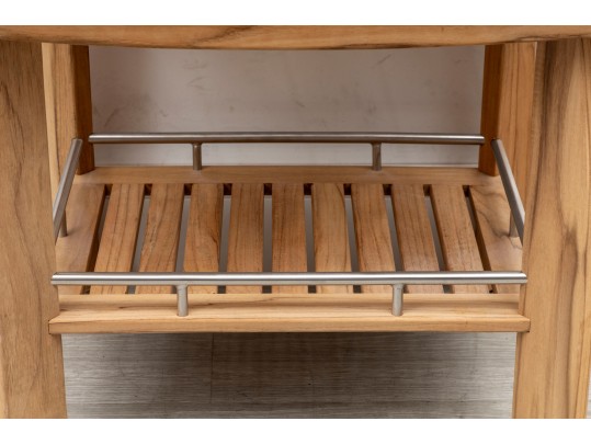 Teak Shower Bench By Frontgate