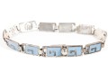 Margot De Taxco Silver & Enamel Bracelet