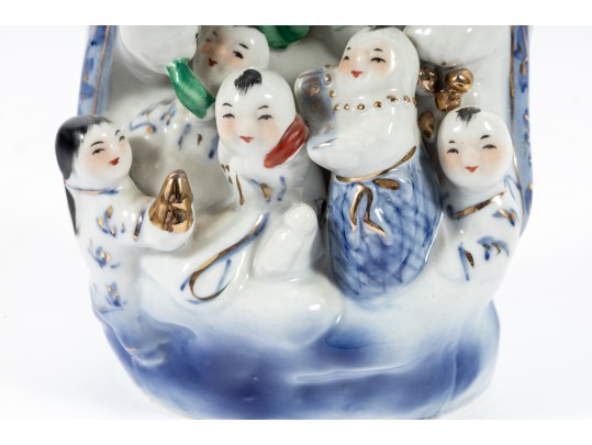 Chinese Porcelain Smiling Bhudda