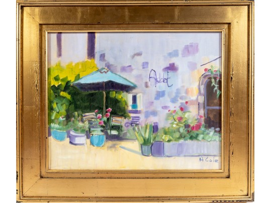 Hannah Cole Buie (American, B. 1955) Framed Oil On Canvas Landscape