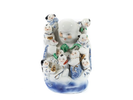 Chinese Porcelain Smiling Bhudda