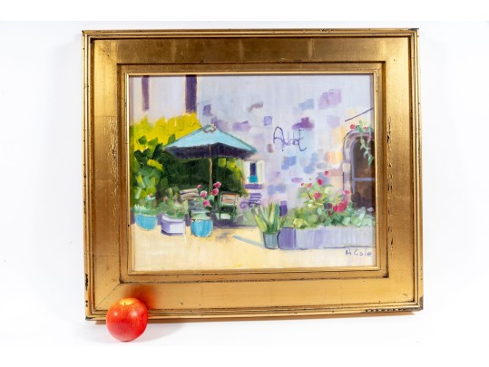 Hannah Cole Buie (American, B. 1955) Framed Oil On Canvas Landscape