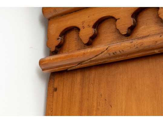 1970's Georgian Style Maple Wood Secretary 