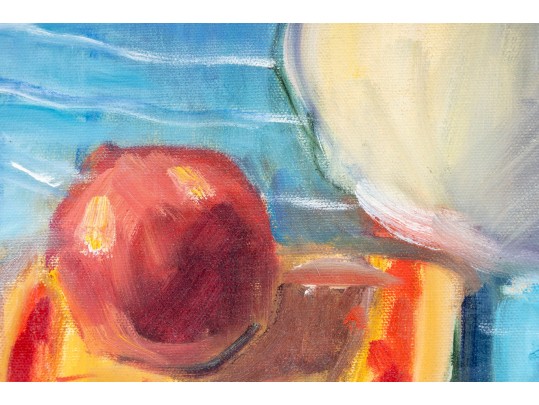 Hannah Cole Buie (American, B. 1955) Oil On Canvas Still Life Painting