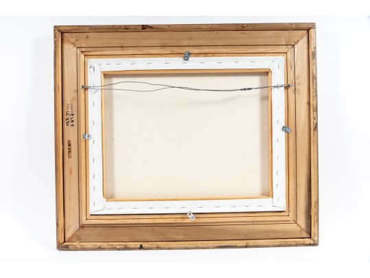 Hannah Cole Buie (American, B. 1955) Framed Oil On Canvas Landscape