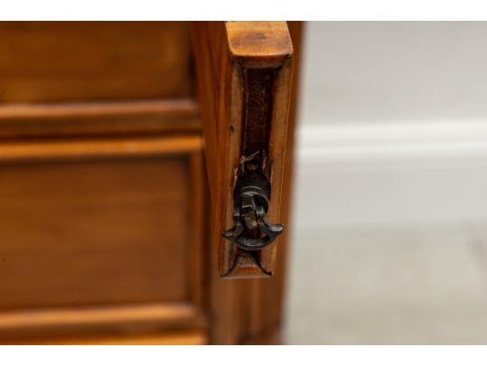 1970's Georgian Style Maple Wood Secretary 