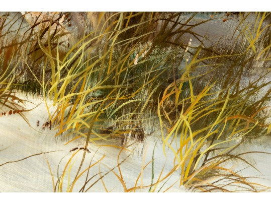 Jack Willson (20th Century) Oil On Canvas Beachside Landscape