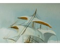 Jack Willson (20th Century) Oil On Canvas Clipper Ship Painting