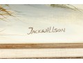 Jack Willson (20th Century) Oil On Canvas Beachside Landscape