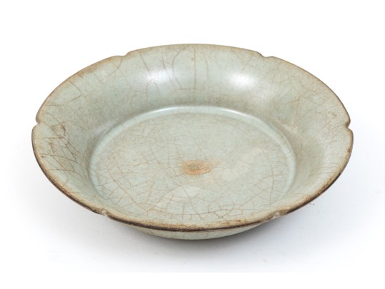 Chinese Guan Ware Glazed Brush Washer