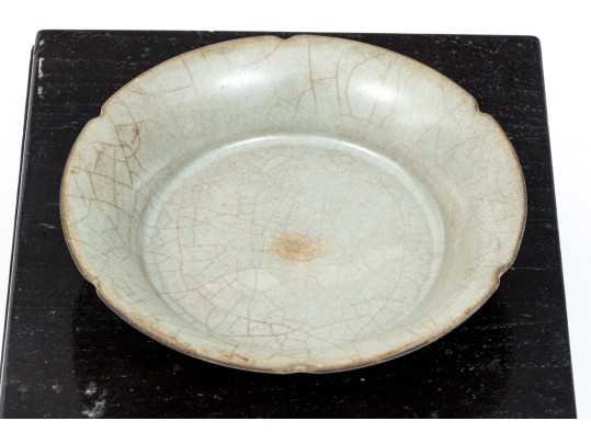 Chinese Guan Ware Glazed Brush Washer