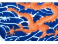 Chinese Porcelain Dragon Bowl With Underglaze Blue And Copper Red Enameled Decoration