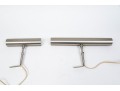 Two Chrome Finished Picture Lights