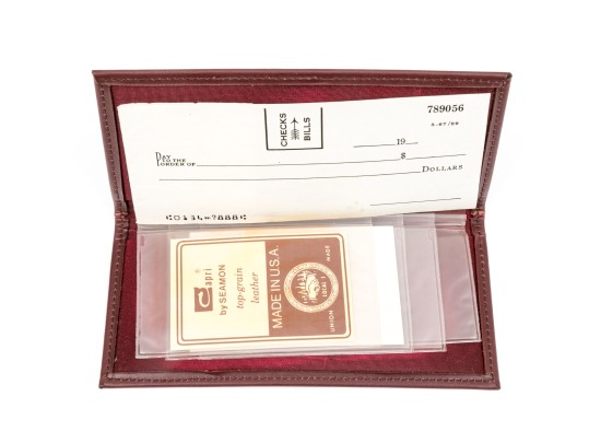 Collection Of Three Burgundy Wallets, Including Etienne Aigner