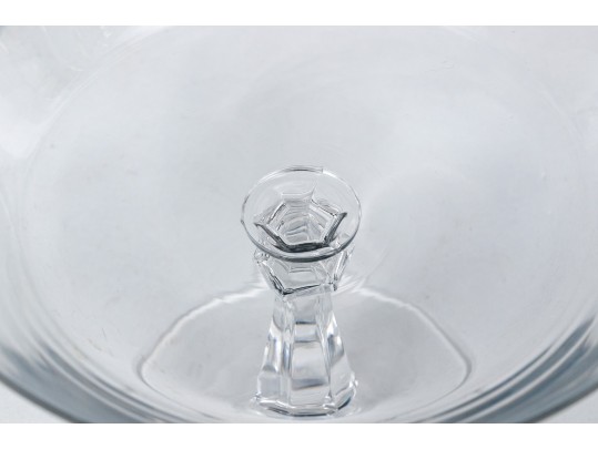 Group Of Three Val St. Lambert Crystal Table Wares