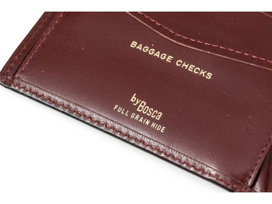Collection Of Three Burgundy Wallets, Including Etienne Aigner