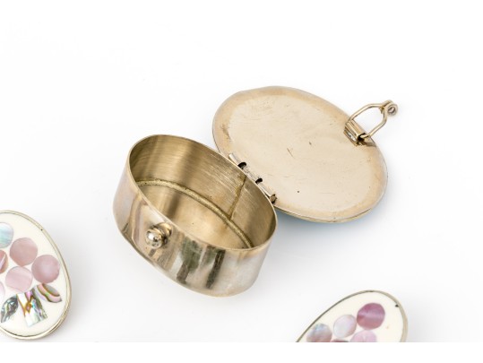 Pretty Collection Of Sterling Silver Earrings And Alpaca Silver Items