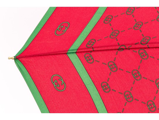 Vintage Gucci Silk Umbrella