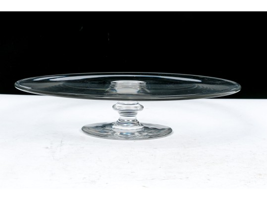 Group Of Three Val St. Lambert Crystal Table Wares