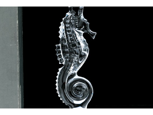 Waterford Crystal Seahorse Candlestick, Boxed