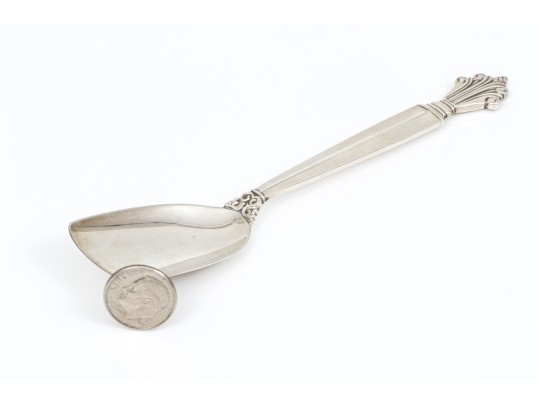 Georg Jensen Sterling Silver Classic Acanthus Sugar Shovel
