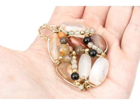 Assorted Collection Of Costume Jewelry And Sterling Silver Pieces