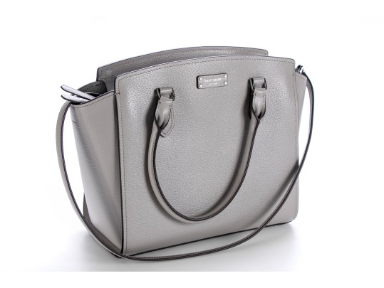 Kate Spade Jeanne Taupe Pebbled Leather Top Handle Medium Satchel, NWT, Retail $359