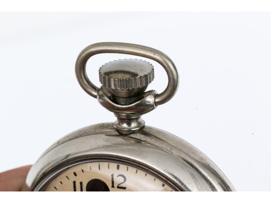 Vintage Ingersoll Mickey Mouse Open Face Pocket Watch 
