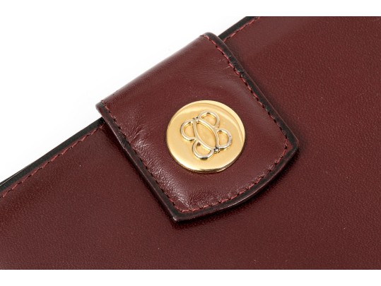 Collection Of Three Burgundy Wallets, Including Etienne Aigner