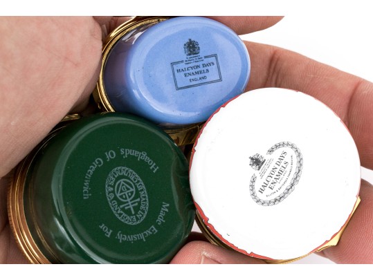 Collection Of Three Enamel Boxes