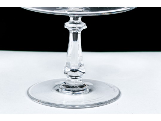 Group Of Three Val St. Lambert Crystal Table Wares