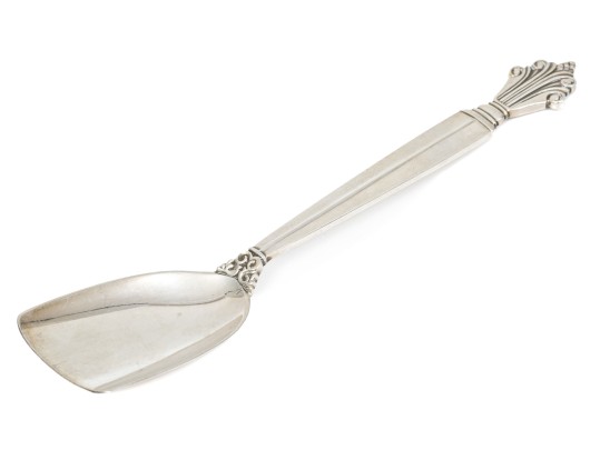 Georg Jensen Sterling Silver Classic Acanthus Sugar Shovel