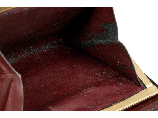 Collection Of Three Burgundy Wallets, Including Etienne Aigner