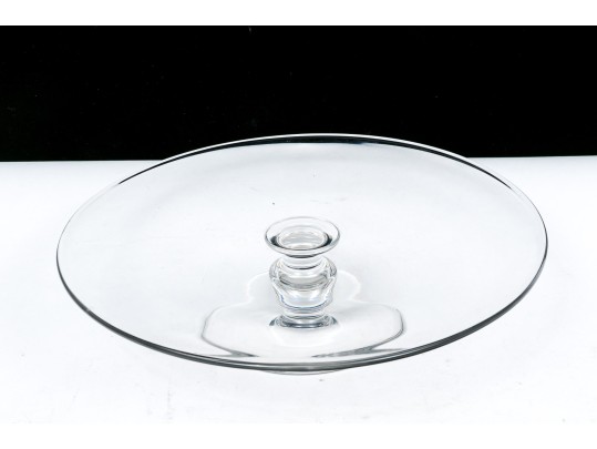 Group Of Three Val St. Lambert Crystal Table Wares