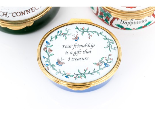 Collection Of Three Enamel Boxes