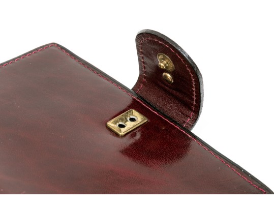 Collection Of Three Burgundy Wallets, Including Etienne Aigner