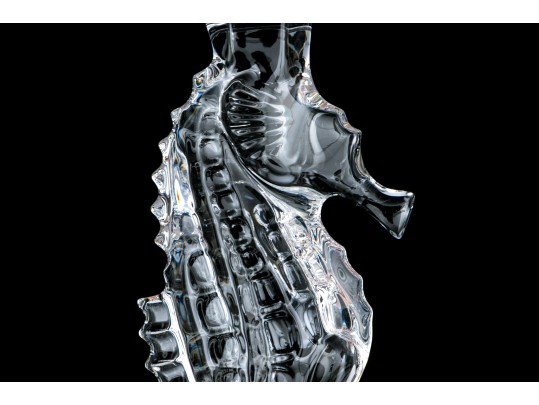 Waterford Crystal Seahorse Candlestick, Boxed