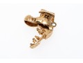 14K Old Woman And A Shoe Charm / Pendant