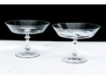 Group Of Three Val St. Lambert Crystal Table Wares