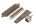 Lot Of Four Judaica Pieces, Including Two Sterling Mezuzahs