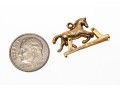 14K Yellow Gold Rocking Horse Pendant / Charm