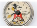 Vintage Ingersoll Mickey Mouse Open Face Pocket Watch 