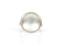 A Collection Of Two Sterling Silver Large And Stately Rings, Both Size 7