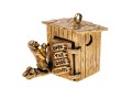 Fun 14K Outhouse Pendant / Charm