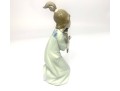 Lladro Figurine Girl With Kitten