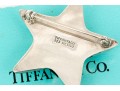 Tiffany & Co. Sterling Silver Puffed Star Form Brooch