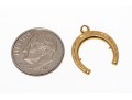 Lucky 14K Horseshoe Pendant / Charm