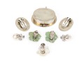 Pretty Collection Of Sterling Silver Earrings And Alpaca Silver Items