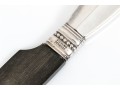 Georg Jensen Sterling Silver Classic Acanthus Horn Bladed Caviar Knife